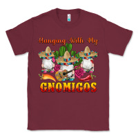 Burgundy hanging with gnomigos Classic Tee - Artiststas