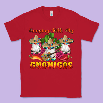 Hanging With Gnomigos Classic Tee Designed By Artiststas