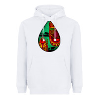 White african masks teardrop  3 Heavyweight Hoodie - BundleAndBundleShop