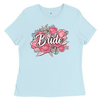 Baby Blue bride Ladies Tee - MaliasSmallBusiness