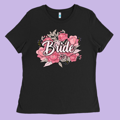 Bride Ladies Tee Designed By Maliassmallbusiness