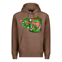 Chestnut Cactus Coffee cup Premium Hoodie - FaDigitalArtStudio