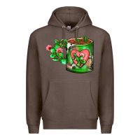 Coffee Cactus Coffee cup Premium Hoodie - FaDigitalArtStudio