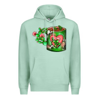 Seafoam Cactus Coffee cup Premium Hoodie - FaDigitalArtStudio