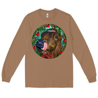Longhorn Cow Christmas Long Sleeve Tee | Teevron