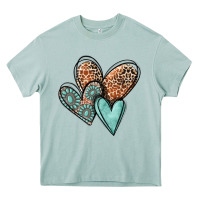Arona western love hearts Heavy Core Tee - MaliasSmallBusiness