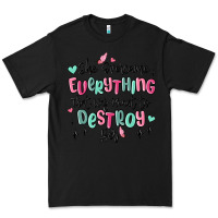 Black she overcame everything that was meant to destroy Premium Tee - MaliasSmallBusiness