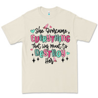 Bone she overcame everything that was meant to destroy Premium Tee - MaliasSmallBusiness