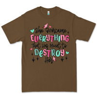 Cacao she overcame everything that was meant to destroy Premium Tee - MaliasSmallBusiness