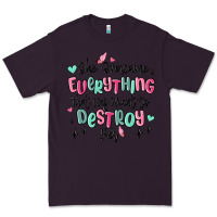 Plum she overcame everything that was meant to destroy Premium Tee - MaliasSmallBusiness