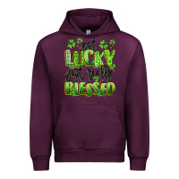 Mauve Wine not lucky just really blessed Urban Hoodie - Artiststas