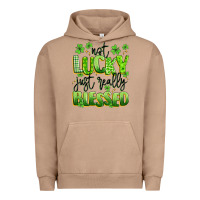 Pigment Burro not lucky just really blessed Urban Hoodie - Artiststas