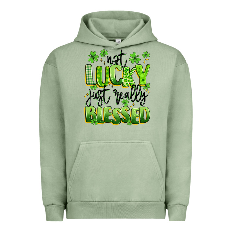 Not Lucky Just Really Blessed Urban Hoodie by Artiststas | Teevron