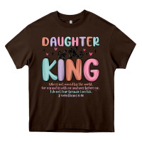 Chocolate Brown daughter of the king Heavy Core Tee - MaliasSmallBusiness