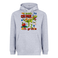 Heather Grey ready to crush 4th grade Heavyweight Hoodie - BundleAndBundleShop