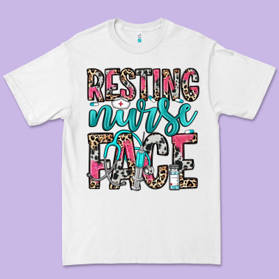 Resting Nurse Face Premium Tee Designed By Nancycooperartshop