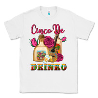 White cinco de drinko Classic Tee - Artiststas