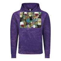 Cloud Purple California Wine with Leopard Background Vintage Hoodie - Bettercallsaul