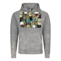 Cloud Rock California Wine with Leopard Background Vintage Hoodie - Bettercallsaul