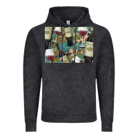 California Wine With Leopard Background Vintage Hoodie | Teevron