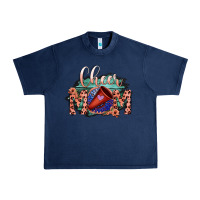 Navy Cheer Mom Urban Heavy Tee - Bettercallsaul