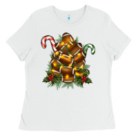 White football tree christmas Ladies Tee - RanaPortraitStore