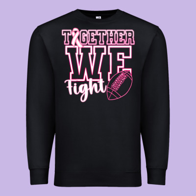 Together We Fight Premium Sweatshirt Designed By Cowhidedigitalart