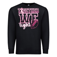Black Together WE Fight Premium Sweatshirt - CowhideDigitalArt