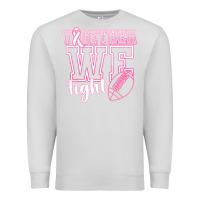 Dove Grey Together WE Fight Premium Sweatshirt - CowhideDigitalArt
