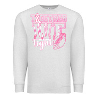 Oatmeal Heather Together WE Fight Premium Sweatshirt - CowhideDigitalArt