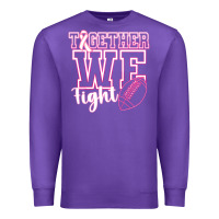 Purple Together WE Fight Premium Sweatshirt - CowhideDigitalArt