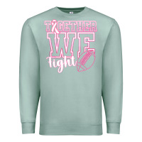 Seafoam Together WE Fight Premium Sweatshirt - CowhideDigitalArt