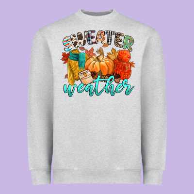 Weather Heavyweight Sweatshirt Designed By Cowgirlartshop