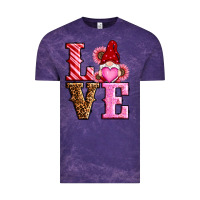 Cloud Purple love valentines day gnomes Vintage Tee - RanaPortraitStore