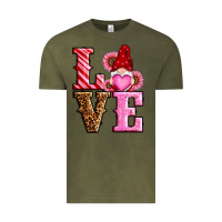 Vintage Olive love valentines day gnomes Vintage Tee - RanaPortraitStore