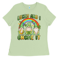 Matcha lucky and i gnome it Ladies Tee - MaliasSmallBusiness