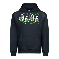 Navy clover ghostie st.patrick's day Urban Hoodie - Artiststas