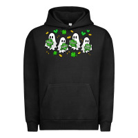 Pigment Black clover ghostie st.patrick's day Urban Hoodie - Artiststas