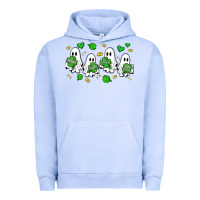Pigment Grape Ice clover ghostie st.patrick's day Urban Hoodie - Artiststas