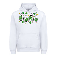 White clover ghostie st.patrick's day Urban Hoodie - Artiststas
