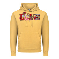 Vintage Mustard valentine's day cupid sunflowers love Vintage Hoodie - RanaPortraitStore
