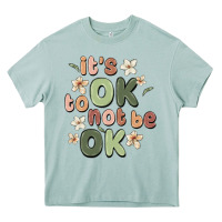 Arona it's ok to not be ok Heavy Core Tee - MaliasSmallBusiness