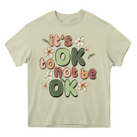 Mossy it's ok to not be ok Heavy Core Tee - MaliasSmallBusiness
