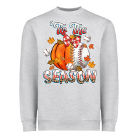 Heather Grey its the season baseball Heavyweight Sweatshirt - CowGirlArtShop