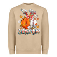 Mushroom its the season baseball Heavyweight Sweatshirt - CowGirlArtShop