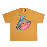 Peanut Butter Eared Turquoise Pink Easter Lips Urban Heavy Tee - Bettercallsaul