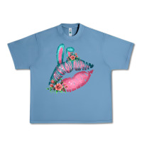 Pebble Blue Eared Turquoise Pink Easter Lips Urban Heavy Tee - Bettercallsaul