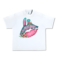 White Eared Turquoise Pink Easter Lips Urban Heavy Tee - Bettercallsaul