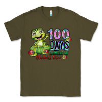 Army Green 100 days chancing my students crow Classic Tee - SublimationCraftShop