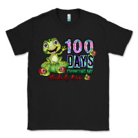 Black 100 days chancing my students crow Classic Tee - SublimationCraftShop